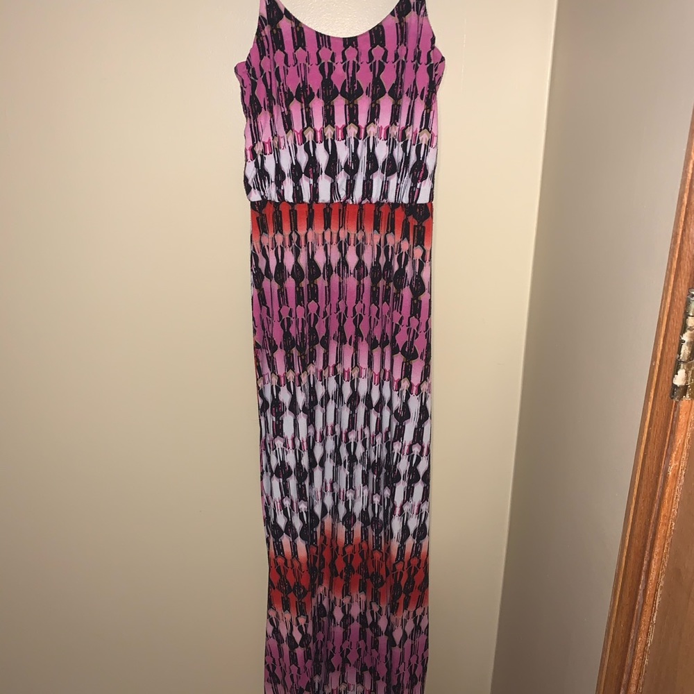 Ombré maxi dress